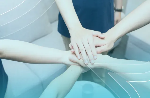 NSC Software team collaborating in a modern office