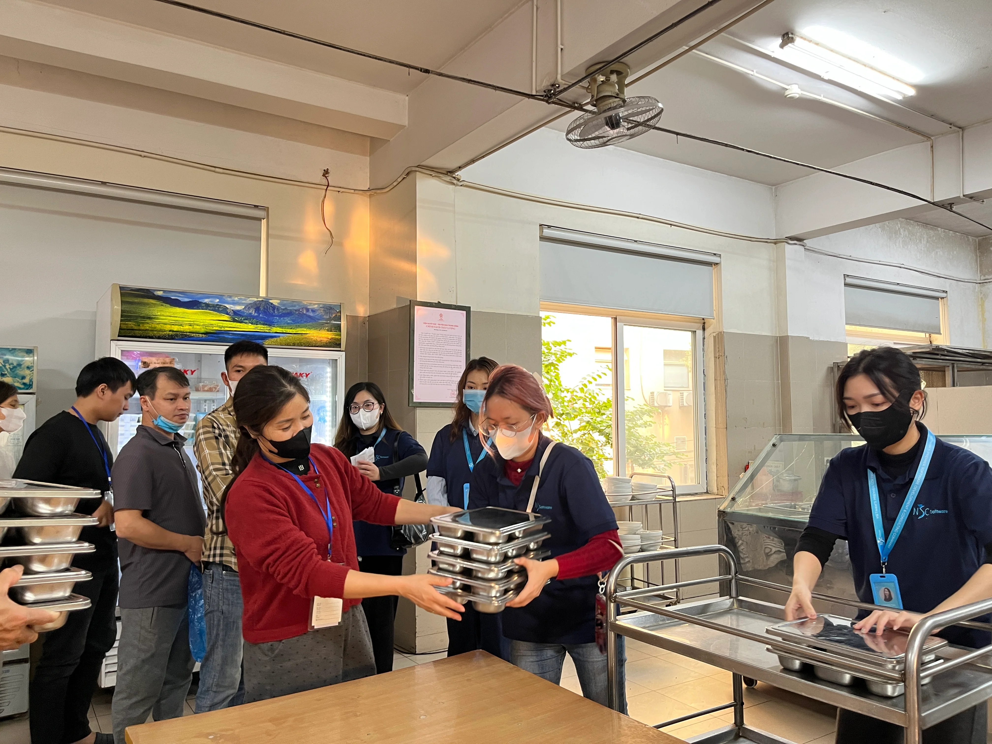 NSC Volunteers Visiting Patients